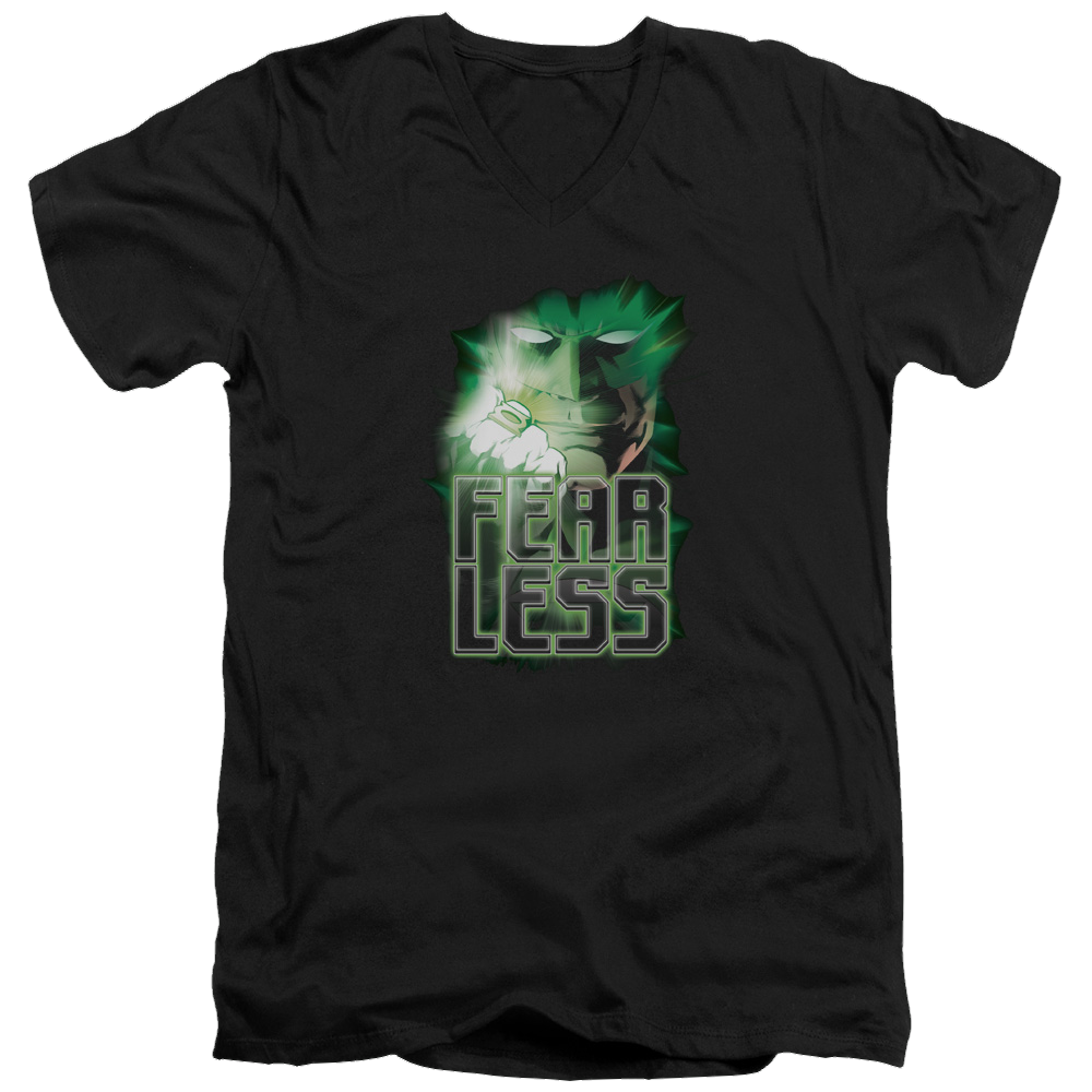 Green Lantern Fearless - Men's V-Neck T-Shirt Men's V-Neck T-Shirt Green Lantern   