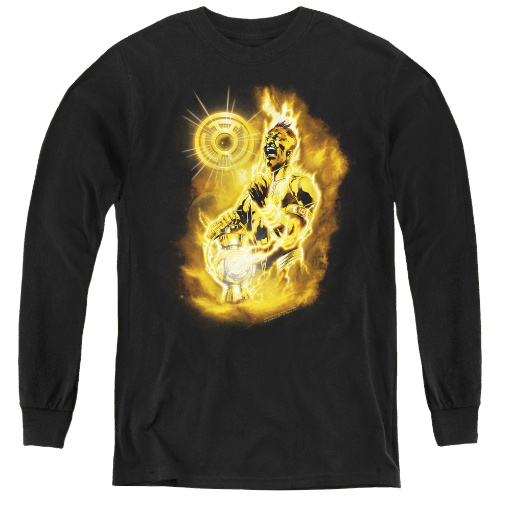 Green Lantern Sinestro Nebula - Youth Long Sleeve T-Shirt Youth Long Sleeve T-Shirt Green Lantern   