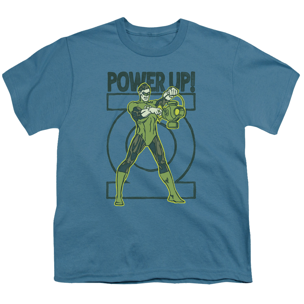Green Lantern Power Up - Youth T-Shirt Youth T-Shirt (Ages 8-12) Green Lantern   