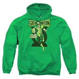 Green Lantern Retro Oath - Pullover Hoodie Pullover Hoodie Green Lantern   