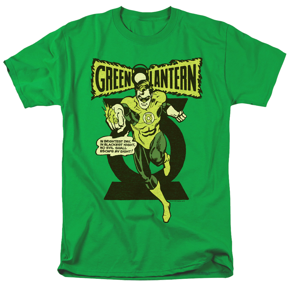 Green Lantern Retro Oath - Men's Regular Fit T-Shirt Men's Regular Fit T-Shirt Green Lantern   
