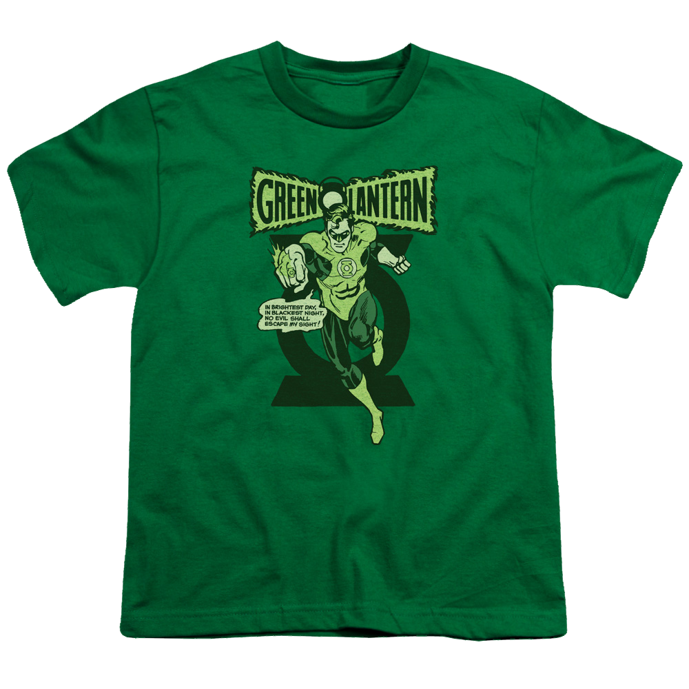 Green Lantern Retro Oath - Youth T-Shirt Youth T-Shirt (Ages 8-12) Green Lantern   