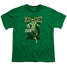 Green Lantern Retro Oath - Youth T-Shirt Youth T-Shirt (Ages 8-12) Green Lantern   