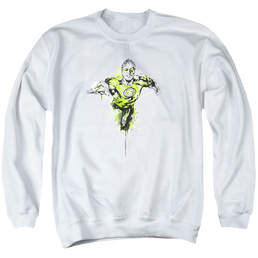 Green Lantern Inked - Men's Crewneck Sweatshirt Men's Crewneck Sweatshirt Green Lantern   