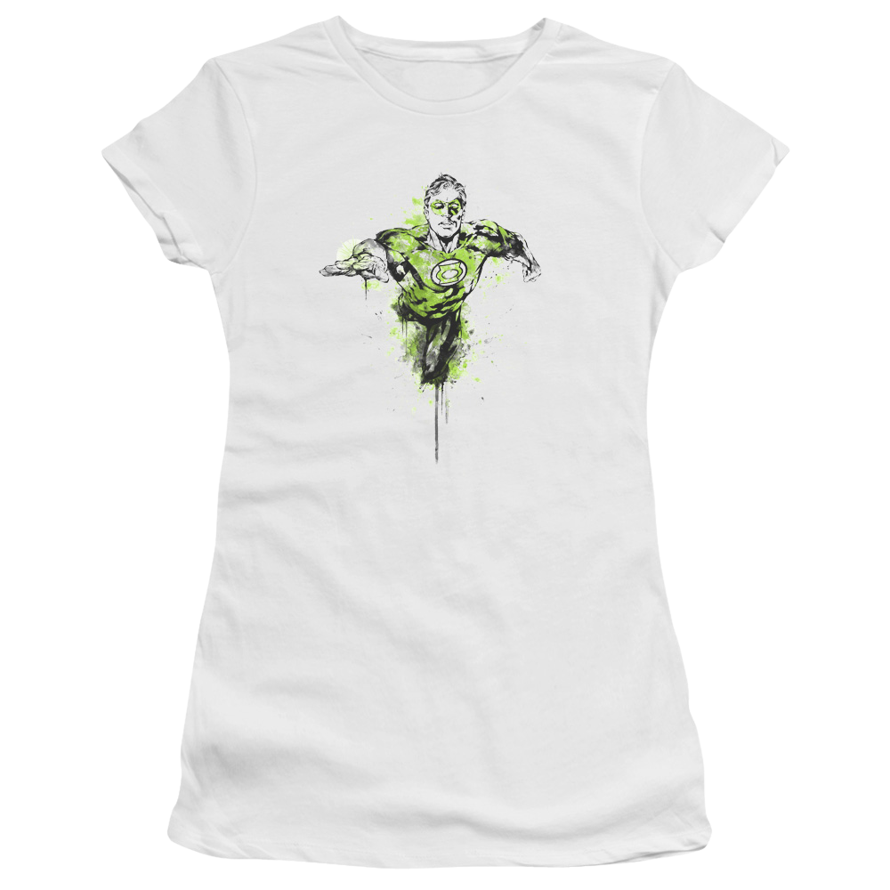 Green Lantern Inked - Juniors T-Shirt Juniors T-Shirt Green Lantern   