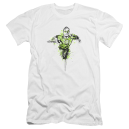 Green Lantern Inked Premium Adult Slim Fit T-Shirt Men's Premium Slim Fit T-Shirt Green Lantern   