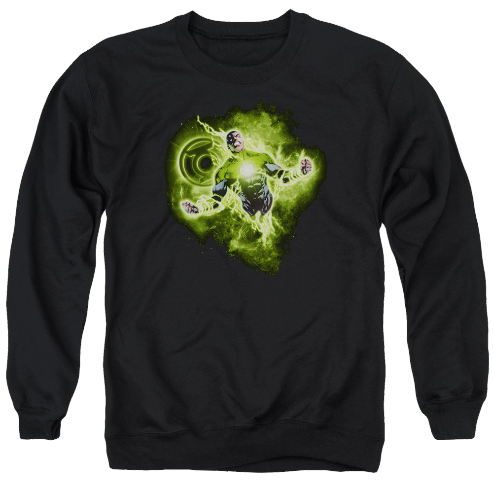 Green Lantern Lantern Nebula - Men's Crewneck Sweatshirt Men's Crewneck Sweatshirt Green Lantern   