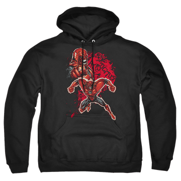 Black pullover hoodie with Green Lantern Atrocitus graphic