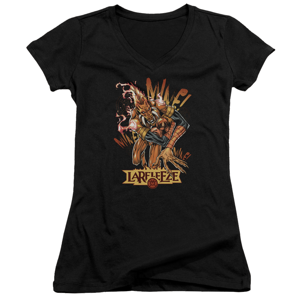 Green Lantern Larfleeze - Juniors V-Neck T-Shirt Juniors V-Neck T-Shirt Green Lantern   