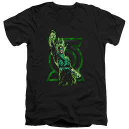 Green Lantern Fully Charged - Men's V-Neck T-Shirt Men's V-Neck T-Shirt Green Lantern   