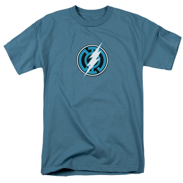 Slate men's regular fit t-shirt with Green Lantern Blue Lantern Flash graphic