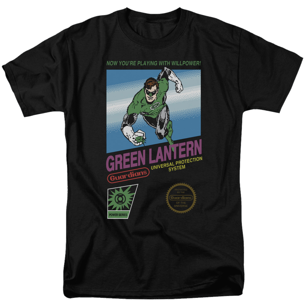 Green Lantern Box Art - Men's Regular Fit T-Shirt Men's Regular Fit T-Shirt Green Lantern   