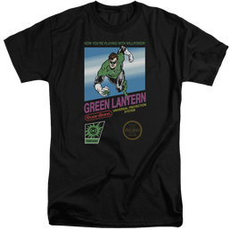Green Lantern Box Art - Men's Tall Fit T-Shirt Men's Tall Fit T-Shirt Green Lantern   