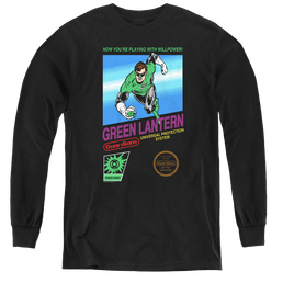 Green Lantern Box Art - Youth Long Sleeve T-Shirt Youth Long Sleeve T-Shirt Green Lantern   