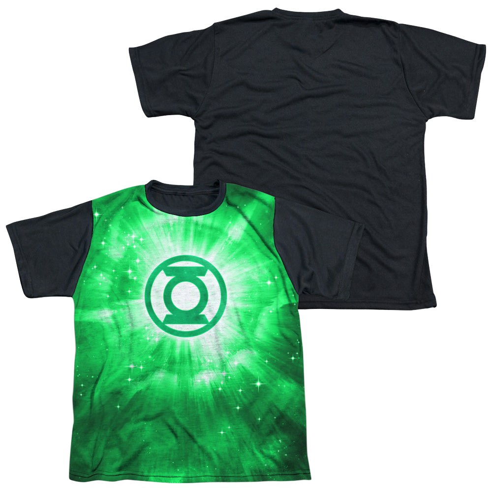 Green Lantern Green Energy - Youth Black Back T-Shirt Youth Black Back T-Shirt (Ages 8-12) Green Lantern   