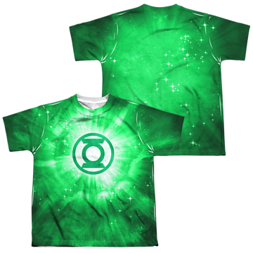 Green Lantern Green Energy youth all-over print t-shirt for ages 8 to 12