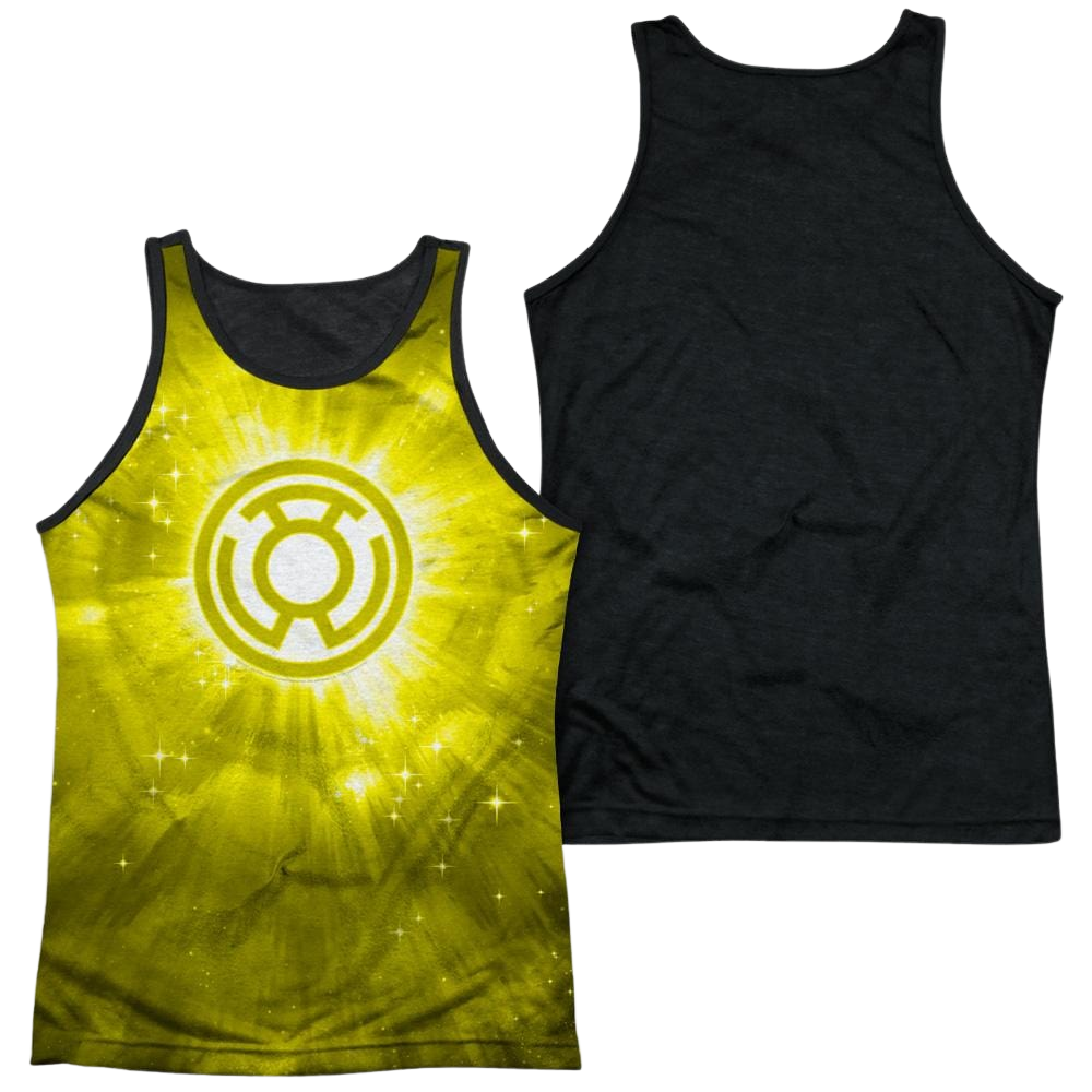 Green Lantern Yellow Energy Men's Black Back Tank Men's Black Back Tank Green Lantern   