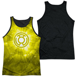 Green Lantern Yellow Energy Men's Black Back Tank Men's Black Back Tank Green Lantern   