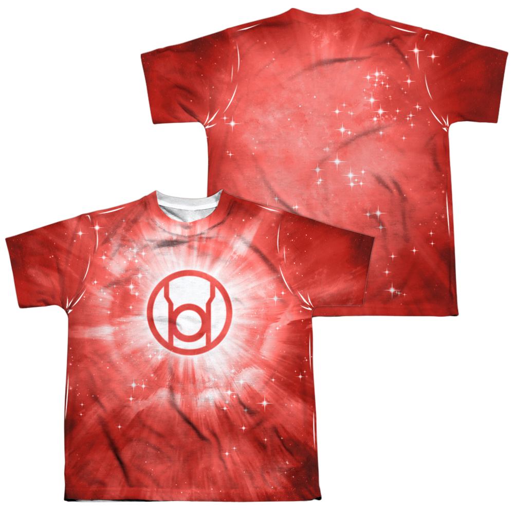 Green Lantern Red Energy - Youth All-Over Print T-Shirt Youth All-Over Print T-Shirt (Ages 8-12) Green Lantern   