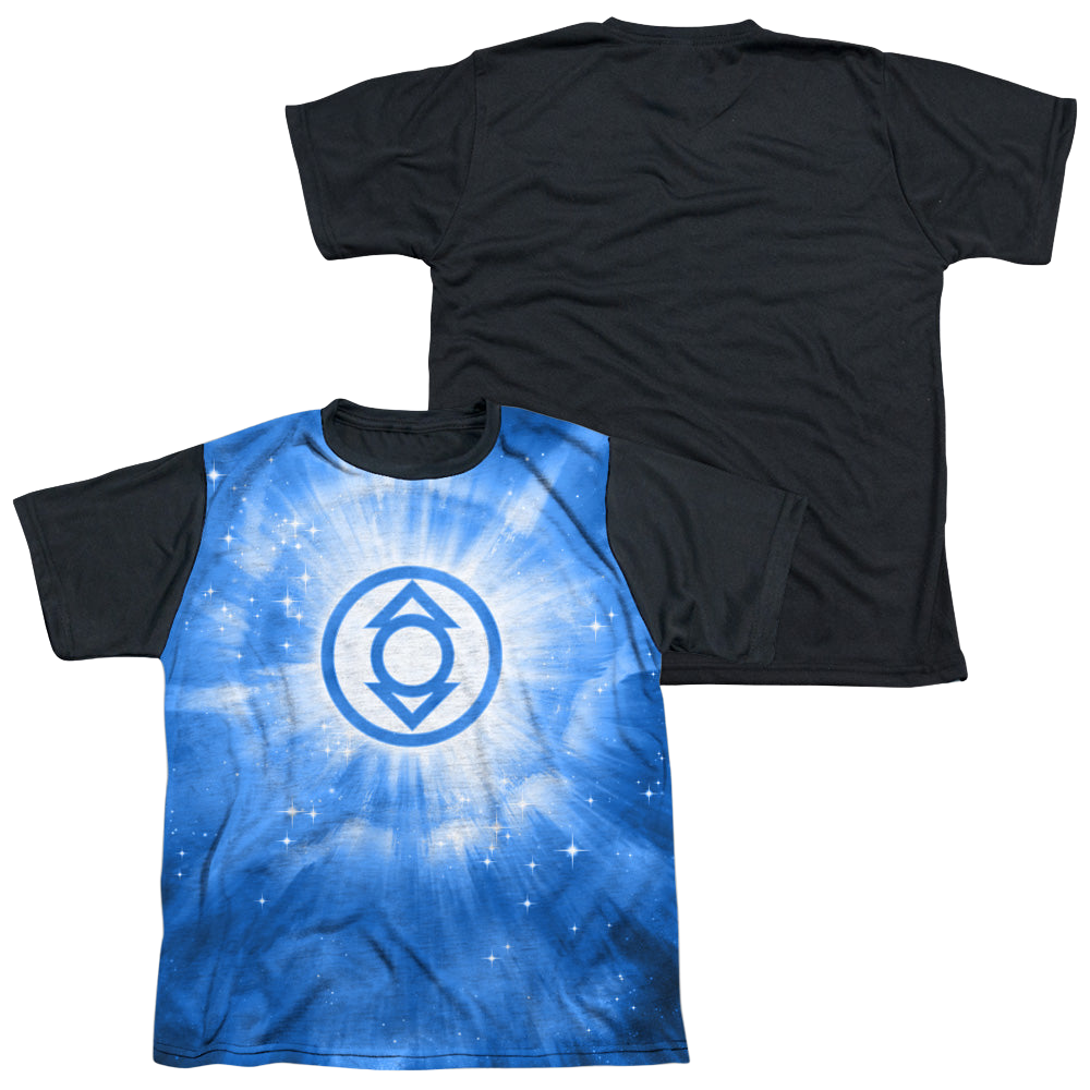 Green Lantern Indigo Energy - Youth Black Back T-Shirt Youth Black Back T-Shirt (Ages 8-12) Green Lantern   