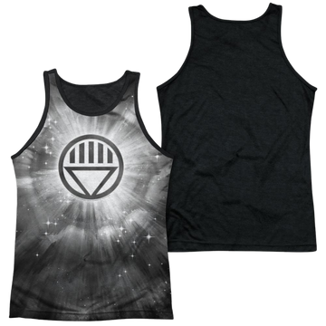 Green Lantern Black Energy men's black back tank