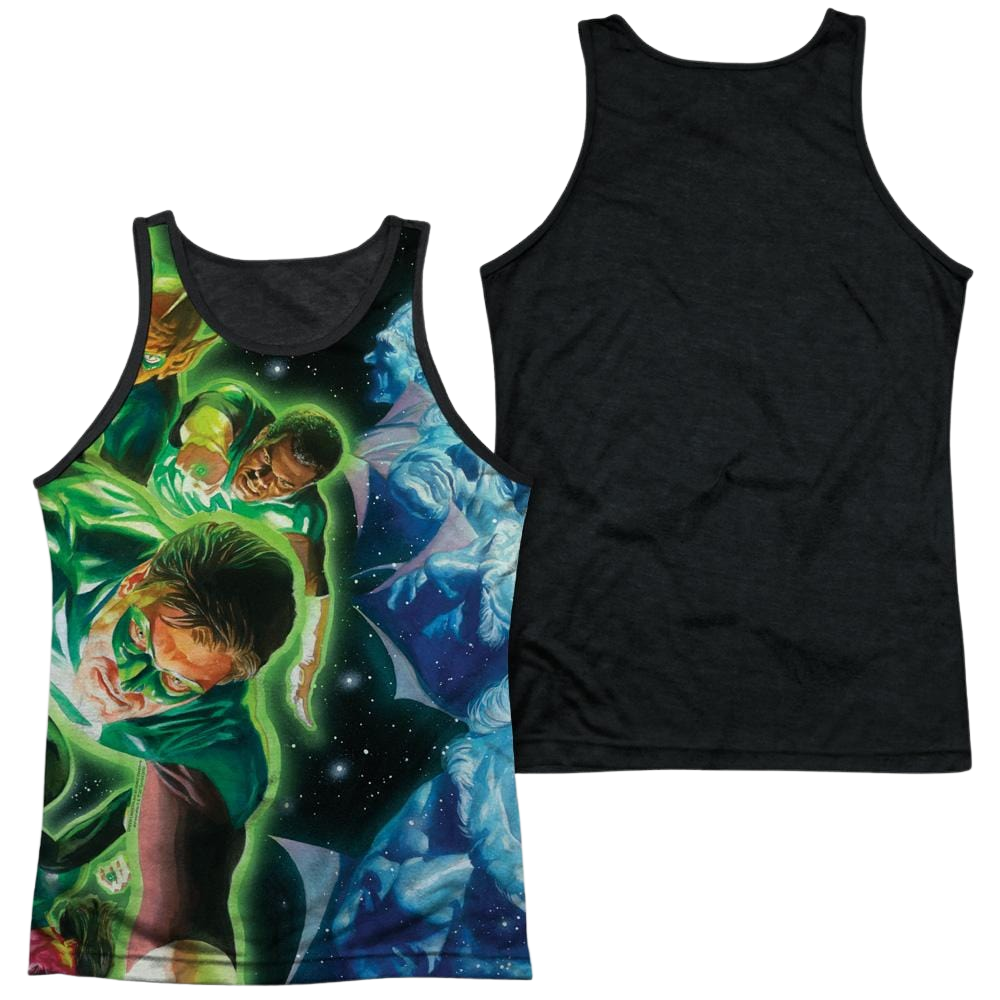 Green Lantern Guardians Men's Black Back Tank Men's Black Back Tank Green Lantern   