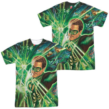 Green Lantern Lantern Burst men's all-over print t-shirt