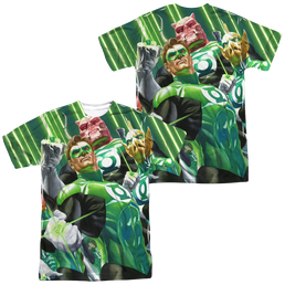 Green Lantern High Beams Men's All Over Print T-Shirt Men's All-Over Print T-Shirt Green Lantern   