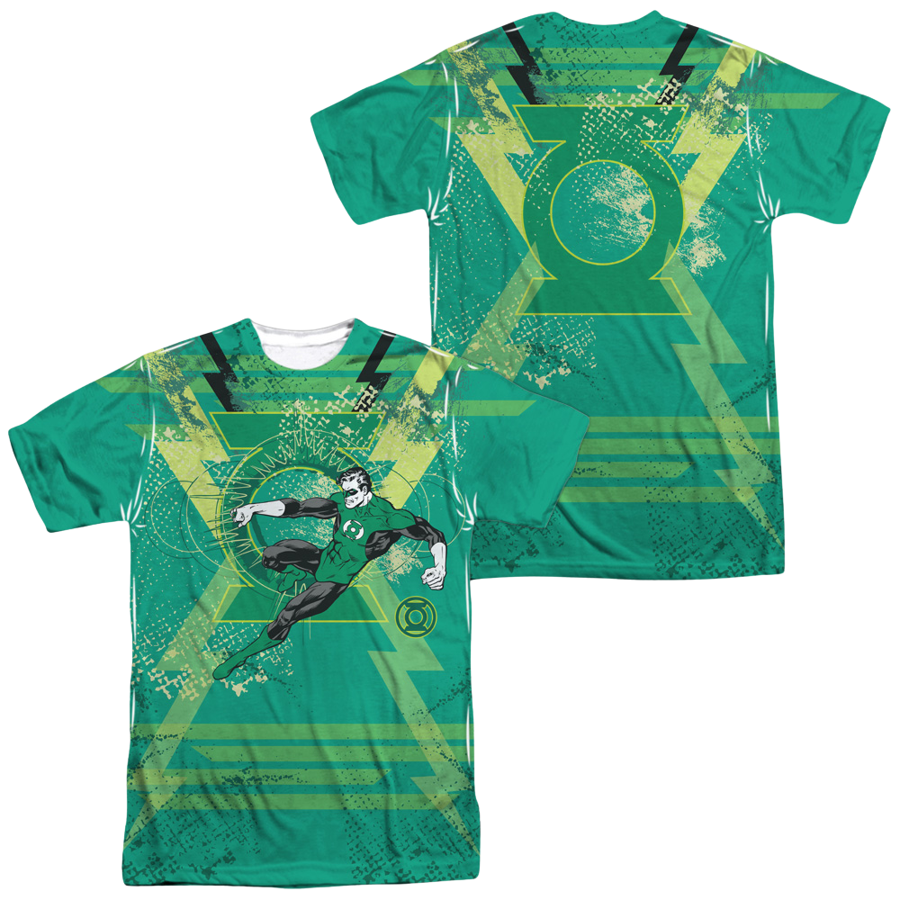 Green Lantern Weild The Logo Men's All Over Print T-Shirt Men's All-Over Print T-Shirt Green Lantern   