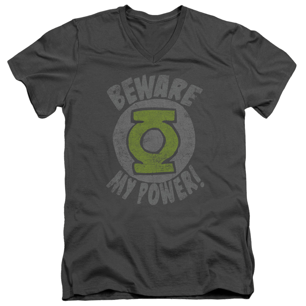 Green Lantern Beware - Men's V-Neck T-Shirt Men's V-Neck T-Shirt Green Lantern   