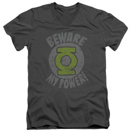 Green Lantern Beware - Men's V-Neck T-Shirt Men's V-Neck T-Shirt Green Lantern   