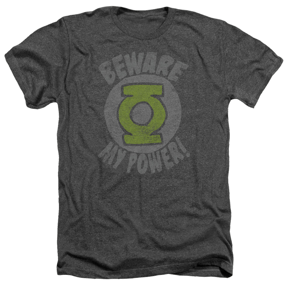 Green Lantern Beware - Men's Heather T-Shirt Men's Heather T-Shirt Green Lantern   
