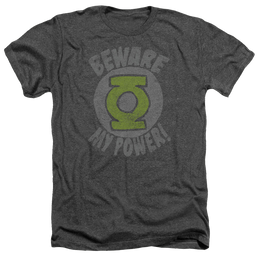 Green Lantern Beware - Men's Heather T-Shirt Men's Heather T-Shirt Green Lantern   