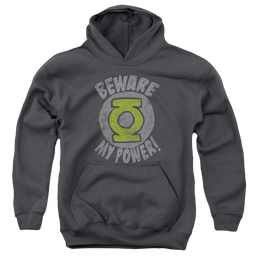 Green Lantern Beware - Youth Hoodie Youth Hoodie (Ages 8-12) Green Lantern   