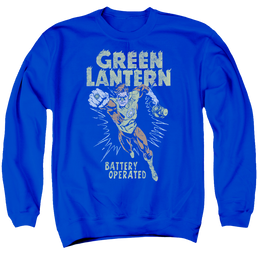 Green Lantern Fully Charged - Men's Crewneck Sweatshirt Men's Crewneck Sweatshirt Green Lantern   