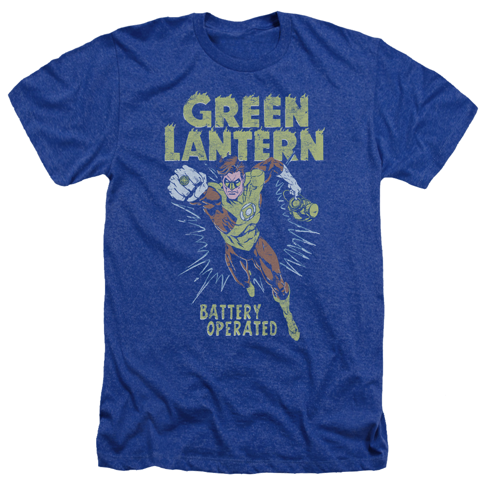 Green Lantern Fully Charged - Men's Heather T-Shirt Men's Heather T-Shirt Green Lantern   