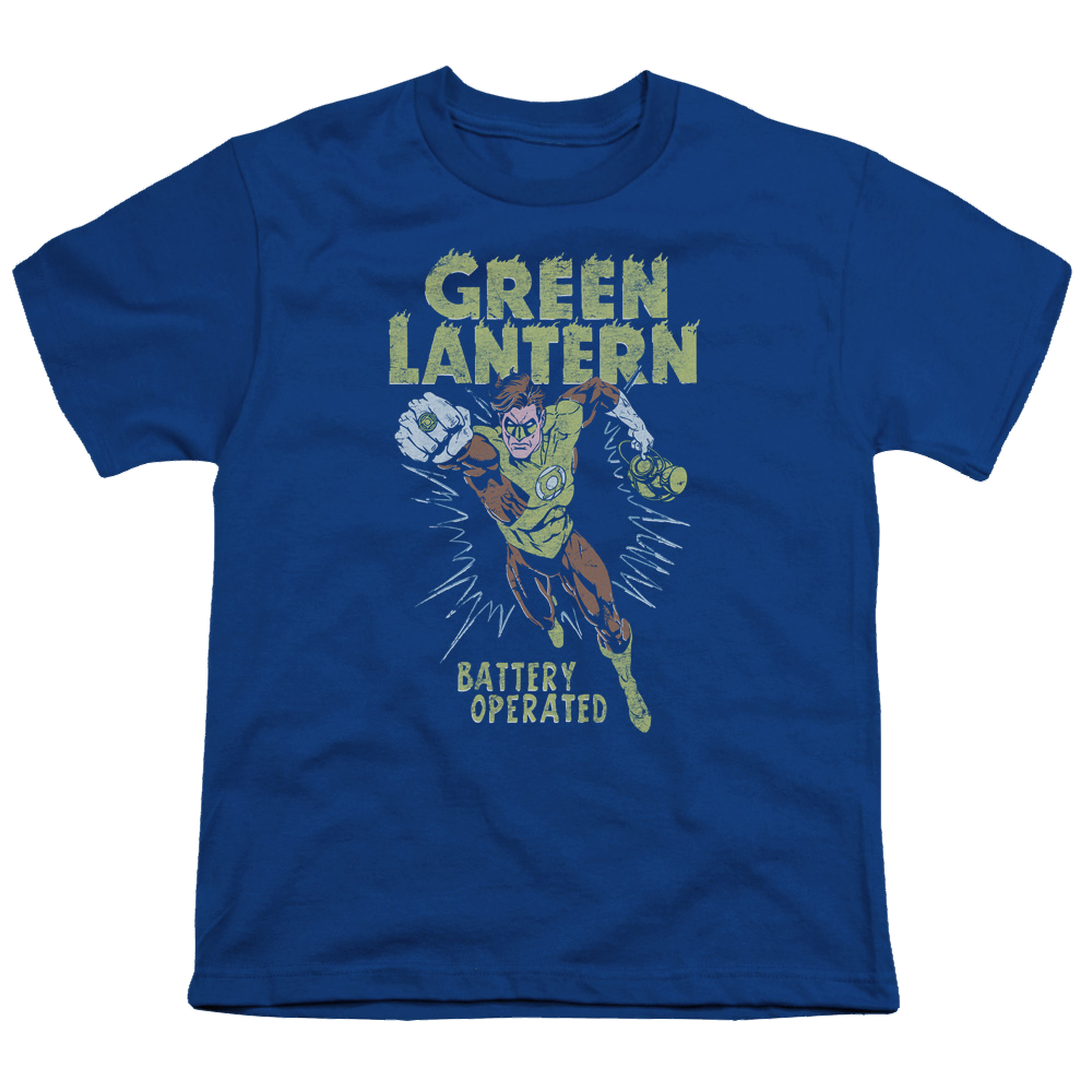 Green Lantern Fully Charged - Youth T-Shirt Youth T-Shirt (Ages 8-12) Green Lantern   