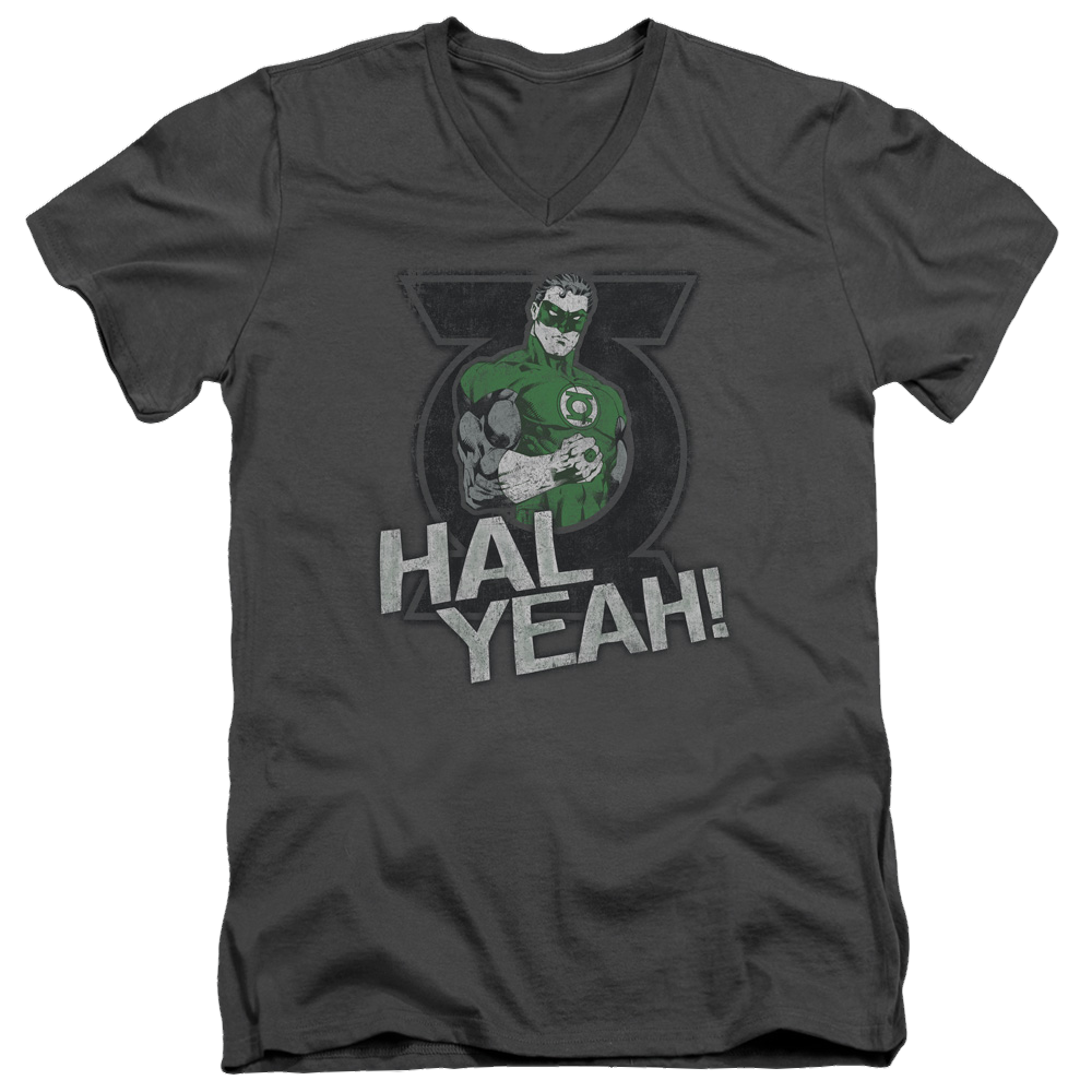 Green Lantern Hal Yeah - Men's V-Neck T-Shirt Men's V-Neck T-Shirt Green Lantern   