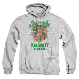 Green Lantern Keeping It Green - Pullover Hoodie Pullover Hoodie Green Lantern   