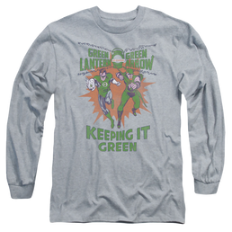 Green Lantern Keeping It Green - Men's Long Sleeve T-Shirt Men's Long Sleeve T-Shirt Green Lantern   