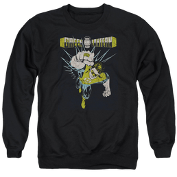 Green Lantern Powerful - Men's Crewneck Sweatshirt Men's Crewneck Sweatshirt Green Lantern   