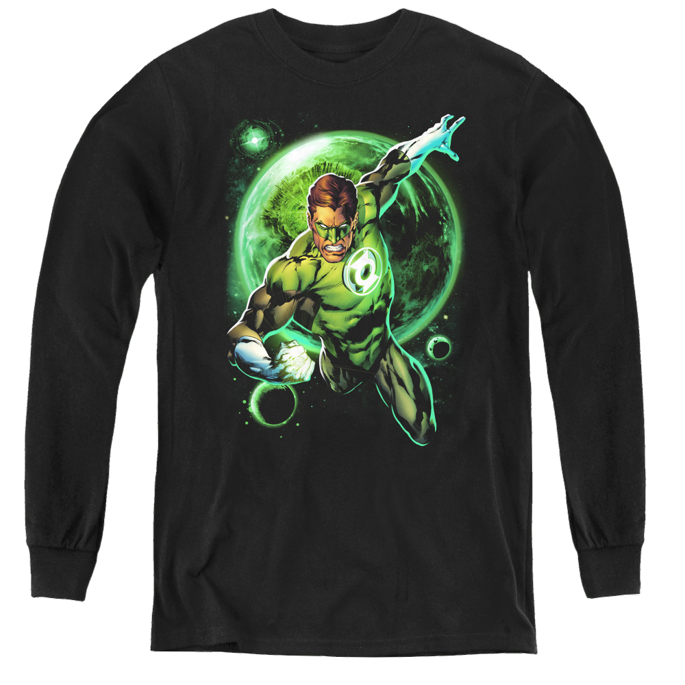 Green Lantern Galaxy Glow - Youth Long Sleeve T-Shirt Youth Long Sleeve T-Shirt Green Lantern   