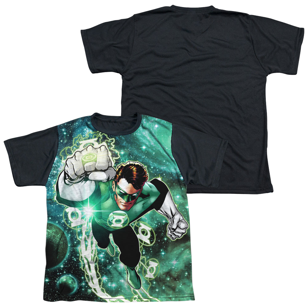 Green Lantern Galactic Hal - Youth Black Back T-Shirt Youth Black Back T-Shirt (Ages 8-12) Green Lantern   