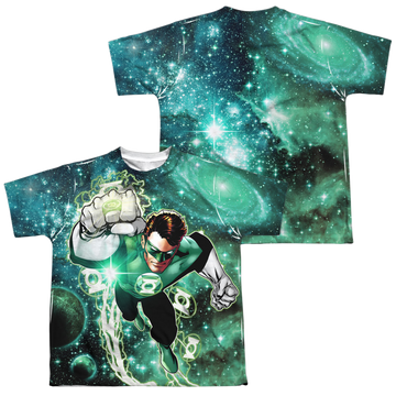Green Lantern Galactic Hal youth all-over print t-shirt for ages 8 to 12