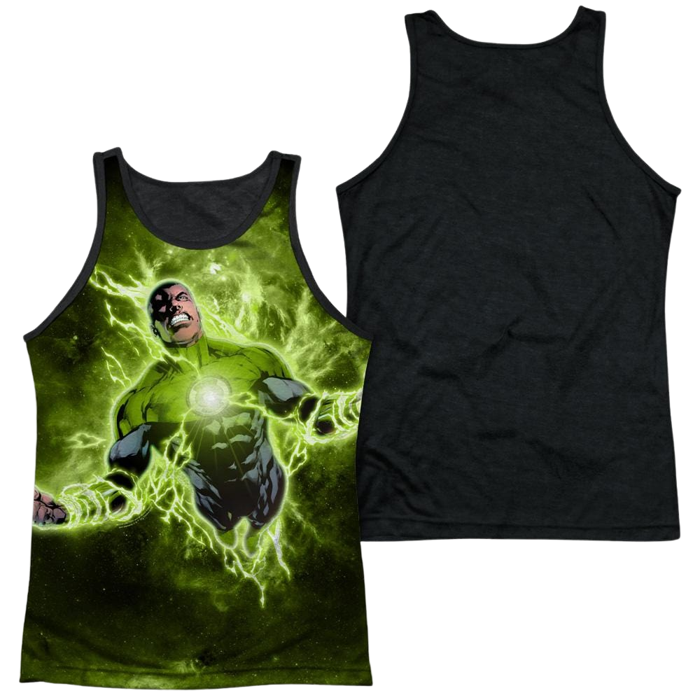 Green Lantern Inner Strength Men's Black Back Tank Men's Black Back Tank Green Lantern   