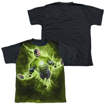 Green Lantern Inner Strength youth black back t-shirt for ages 8 to 12