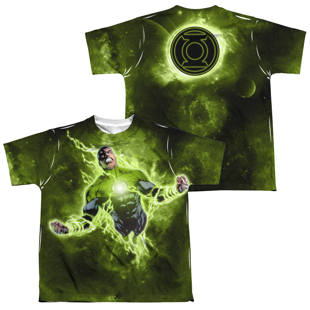 Green Lantern Inner Strength (Front/Back) - Youth All-Over Print T-Shirt Youth All-Over Print T-Shirt (Ages 8-12) Green Lantern   