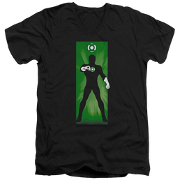 DC Comics Green Lantern Block - Men's V-Neck T-Shirt Men's V-Neck T-Shirt Green Lantern   