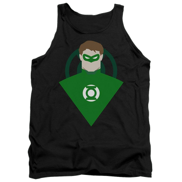 Black men's tank with Green Lantern DC Comics Simple Gl graphic