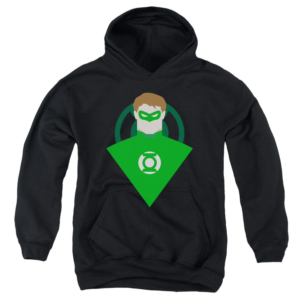 Green Lantern Simple Gl - Youth Hoodie Youth Hoodie (Ages 8-12) Green Lantern   